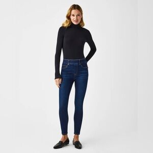 Spanx Spanxshape Everywear High Rise Skinny Jeans in Midnight Size Large Denim